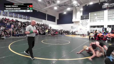 144 lbs Cons. Round 2 - Brandon Buzzard, La Serna vs Addiel Orozco, Palm Desert