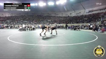 B6A-157 lbs Cons. Round 1 - Warren Franklin, Broken Arrow vs Jaxon Grigsby, Sand Springs