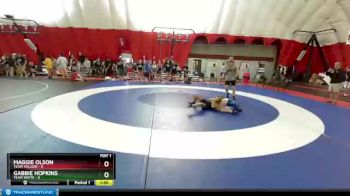 100 lbs Round 4 (6 Team) - Maggie Olson, Team Yellow vs Gabbie Hopkins, Team White