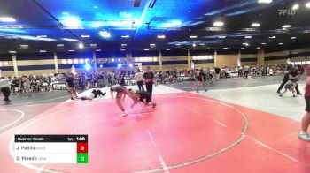 123 lbs Quarterfinal - Jassiah Padilla, NM Royalty vs Damien Pinedo, Legacy WC