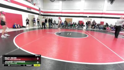 114-124 lbs Round 2 - Journey Clevenger, Victory Wrestling vs Riley Zeciri, Macon Youth Wrestling