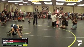 52 lbs Cons. Round 3 - Sawyer Oakes, Carlisle vs Brooks Lyons, Pride WC