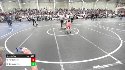 52 lbs Round Of 16 - Otto Paxton, Durango WC vs Gage Sanders, Stout Wr Ac
