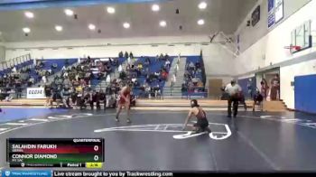 125 lbs Quarterfinal - Salahdin Farukh, Sierra vs Connor Diamond, Mt SAC