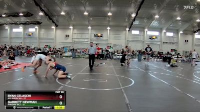 157 lbs Round 5 (6 Team) - Ryan Celaschi, All American vs Garrett Newman, Phoenix WC 1