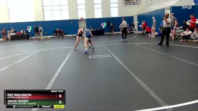 126 lbs Cons. Round 2 - Pat Woloshyn, Council Rock South vs Gavin Mundy, Delaware Military Academy