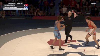 144 lbs 1st Place Match - Hayden Reuter, AK vs Gideon Gonzalez, NJ