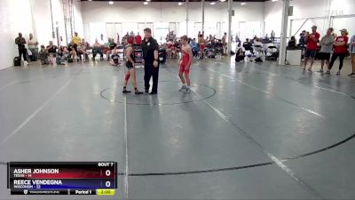 97 lbs Semis & 1st Wrestleback (8 Team) - Asher Johnson, Texas vs Reece Vendegna, Wisconsin