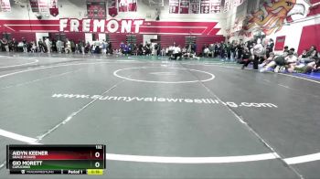 132 lbs Cons. Round 1 - Aidyn Keener, Grace M Davis vs Gio Morett, Capuchino