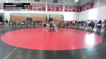 106 lbs 7th Place - Grayson Kirby, North Andover vs Maximo Greene Barrios, Boston Latin