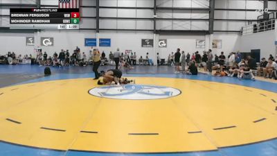 132 lbs 1 - Mohinder Ramdhan, GREAT BRIDGE WRESTLING CLUB vs Brennan Ferguson, WAXHAW WRESTLING