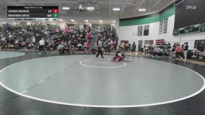 144 lbs Cons. Round 4 - Brayden Ortiz, Mowest vs Asher George, G1 Training Center