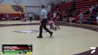 157 lbs Quarterfinal - Jackson Turner, Hawkeye Community College vs Hansel Pompa, North Iowa Area Community College