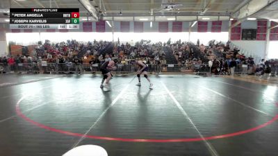 165 lbs Round Of 16 - Peter Angella, Newton North vs Joseph Karvelis, Xaverian