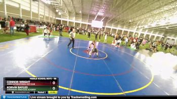 96 lbs Cons. Round 3 - Korvin Bayles, Sanderson Wrestling Academy vs Connor Wright, Askeo International Mat Club
