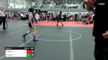 92 lbs Round 9 (10 Team) - Braxton Baker, Whitted Trained Dynasty vs Gregory Parani, Centurion WC