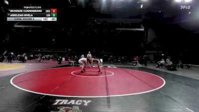 155 lbs Cons. Round 4 - Amieleah Mvela, Liberty Ranch vs Mckenzie Clinkenbeard, Enochs