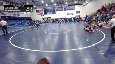120 lbs Champ. Round 2 - Hayden Bohannon, Natrona County vs Landon Johnson, Scottsbluff