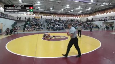 106 lbs 3rd Place Match - Hayden Bohannon, Natrona County vs Brekkun Eslick, Green River