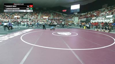 165 lbs Champ. Round 1 - Landon Bonjour, Winfield HS vs Chance Gray, Perry-Lecompton HS