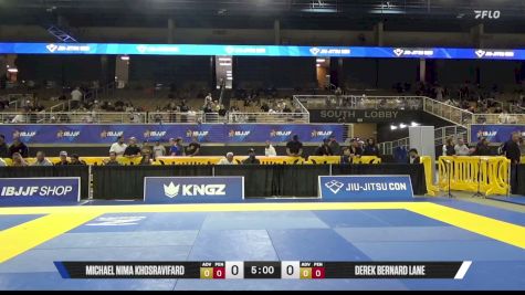 Derek Bernard Lane vs Michael Nima Khosravifard 2026 Pan Jiu Jitsu IBJJF Championship