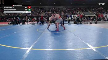 285 lbs Cons. Round 5 - Rider Petersen, Bonneville vs Kaiden Peck, Weiser