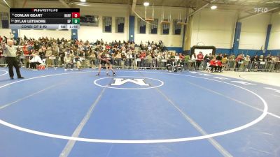 106 lbs Consi Of 8 #2 - Conlan Geary, Hanover vs Dylan Letendre, Bristol-Plymouth