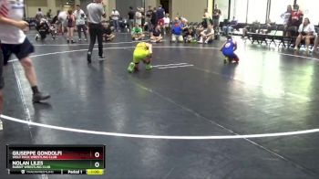 80 lbs Quarterfinal - Nolan Liles, Rabbit Wrestling Club vs Giuseppe Gondolfi, Wolf Pack Wrestling Club