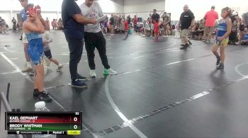 92 lbs Round 1 (6 Team) - Brody Whitman, NY Hammers vs Kael Gephart, Quaker Maroon