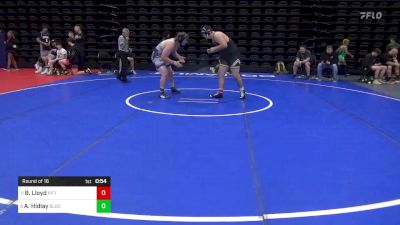 285 lbs Round Of 16 - Ben Lloyd, Pittsburgh, PA vs Aiden Hidlay, Bloomsburg, PA