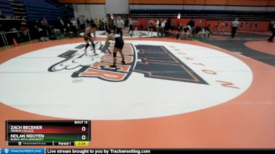 133 lbs Champ. Round 1 - Nolan Nguyen, Buena Vista University vs Zach Beckner, Ferrum College