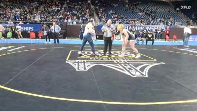Girls-190 lbs Champ. Round 1 - Olivia Kemp, Carleton Airport (Girls) vs Alexia Owen, Hastings (Girls)