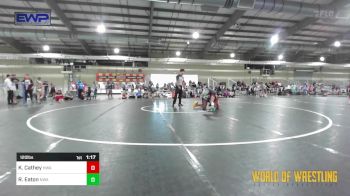 120 lbs Round Of 16 - Ki'Morah Cathey, HURRICANE WRESTLING ACADEMY vs Reagan Eaton, Nebraska Wrestling Academy