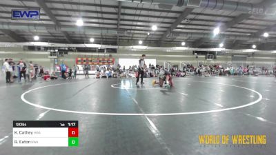 120 lbs Round Of 16 - Ki'Morah Cathey, HURRICANE WRESTLING ACADEMY vs Reagan Eaton, Nebraska Wrestling Academy