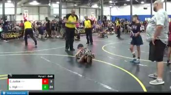 70 lbs Round 4 (6 Team) - Lance Vigil, Pomona Elite vs Caleb Judice, Untouchables White