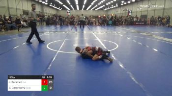 55 lbs Prelims - Jax Sanchez, Team USA vs Blaine Derryberry, Ghost Riders