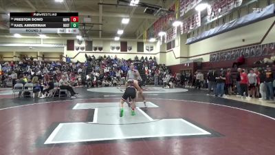 126 lbs Round 3 - Preston Dowd, North Polk vs Kael Ammerman, Roland-Story