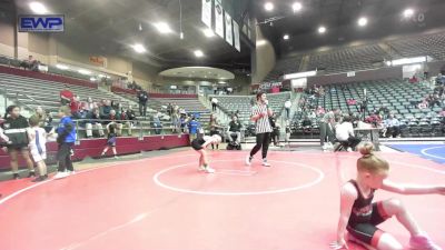 52 lbs Semifinal - Ava Vasquez, Panther Youth Wrestling-CPR vs Johnny Smith, Team Conquer Wrestling