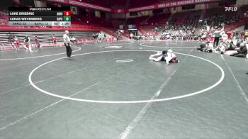 215 lbs D1 - Semi-finals (fri 7:30pm.) - Lukas Weyenberg, Bay Port vs Luke Driedric, Arrowhead