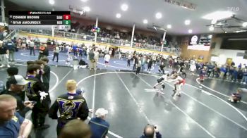 132 lbs Cons. Round 3 - Ryan Amoureux, Meridian vs Conner Brown, Sandpoint