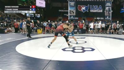 165 lbs Champ. Rd Of 64 - Moses Howard, Indiana vs Chase Young, California