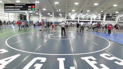 105 lbs Round Of 16 - Alixandra Costigan, Maine Trappers WC vs Madeleine Sousa, Merrimack