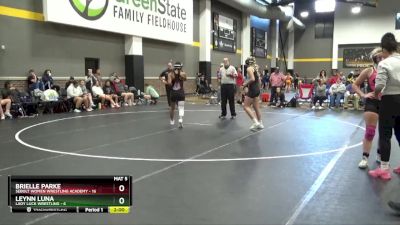 130 lbs Round 5 (16 Team) - Leynn Luna, Lady Luck Wrestling vs Brielle Parke, Sebolt Women Wrestling Academy