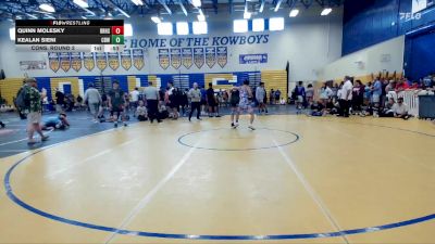 150 lbs Cons. Round 2 - Quinn Molesky, Braden River High School vs Kealan Sieni, Cocoa Beach WC