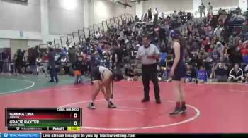 137 lbs Cons. Round 2 - Gracie Raxter, Santa Rosa vs Gianna Lina, Artesia