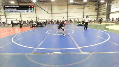 126 lbs Consi Of 16 #2 - Brayden Owsley, VA vs Evan Boulard, ME
