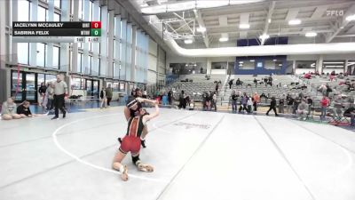 110 lbs Champ. Round 1 - Sabrina Felix, Mountain View vs Jacelynn McCauley, Uintah