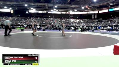 138 lbs Cons. Round 1 - Preston Wacenske, Newport vs Darius Case, Meridian