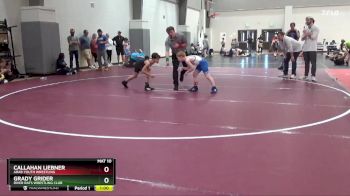 75 lbs Cons. Semi - Callahan Liebner, Arab Youth Wrestling vs Grady Grider, River Rats Wrestling Club