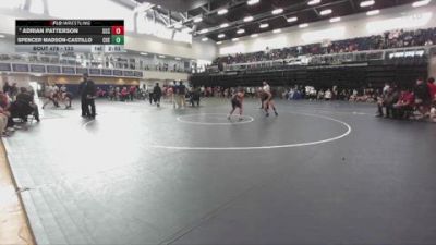 133 lbs Cons. Round 6 - Spencer Madson-Castillo, Cuesta College vs Adrian Patterson, Sacramento City College
